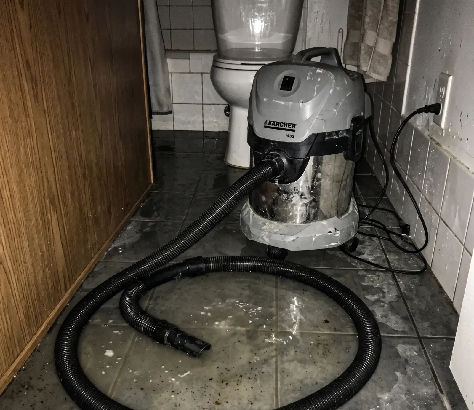 Water extraction for a home in the United States being checked over